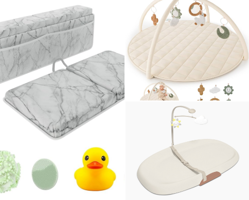 Chic & Practical Amazon Must-Haves for New Moms (especially if you have twins!) cover photo collage