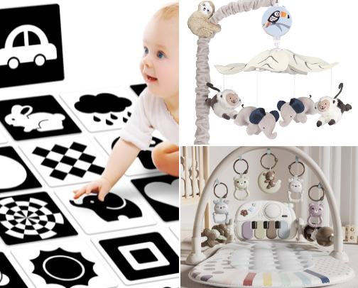 🏅 20+ Best Baby Toys for 0–6 Months 👶 Sensory, Tummy Time & Brain Development Favorites cover photo collage