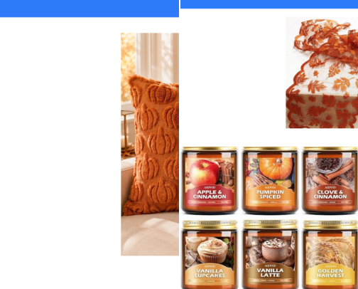 🍁 Cozy Fall & Classy Halloween Decor 🍂 cover photo collage