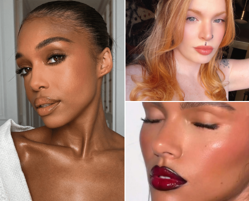Hottest makeup trends 2025 cover photo collage