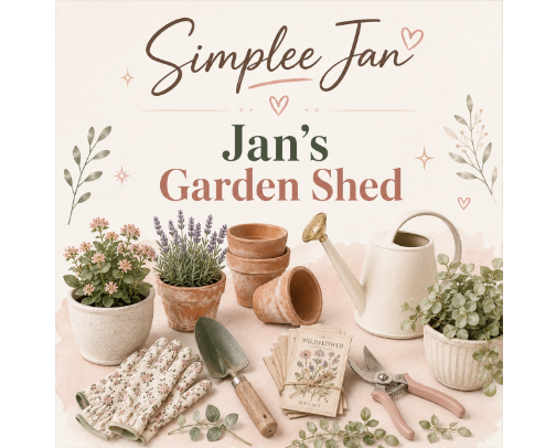 Jan's Garden Shed cover photo collage