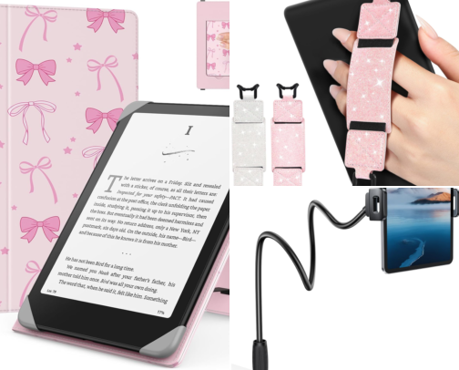 The Kindle Girl’s Dream Reading Setup cover photo collage