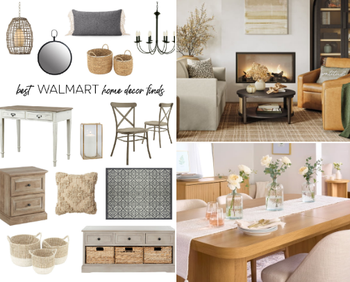 Walmart decor galore cover photo collage
