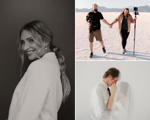 Brianna + Mick cover photo collage
