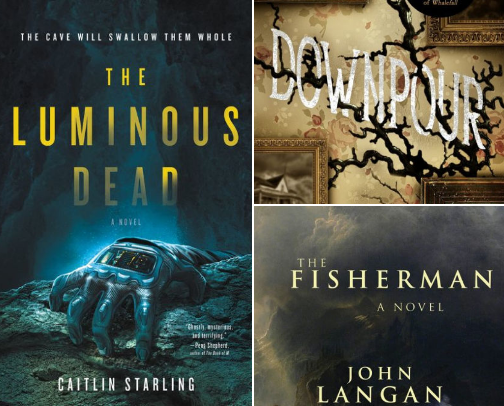 Horror Books By Setting - The Ocean, In Space, At Home and The Outdoors cover photo collage