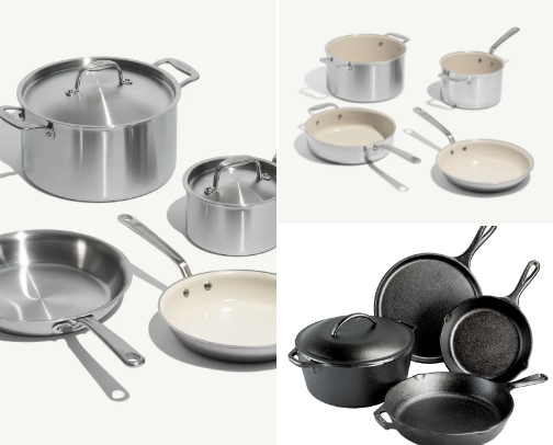 Very Best Cookware Sets🍳 cover photo collage