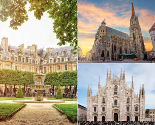 European Cities That Feel Like an Old Money Movie cover photo collage