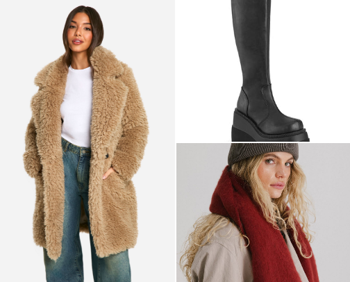 “Winter Outfits That’ll Have You Looking Cute & Cozy” cover photo collage