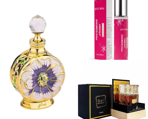 Recommendations of men's and women perfumes cover photo collage