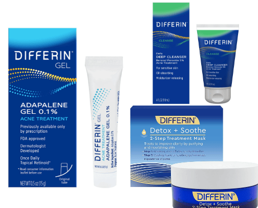Acne treatment products that work without a prescription! cover photo collage
