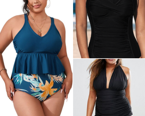 Cute Plus Size Beach or Pool Finds cover photo collage