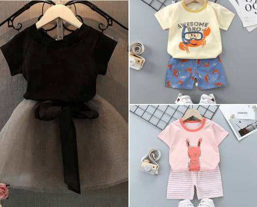 Baby Clothes cover photo collage