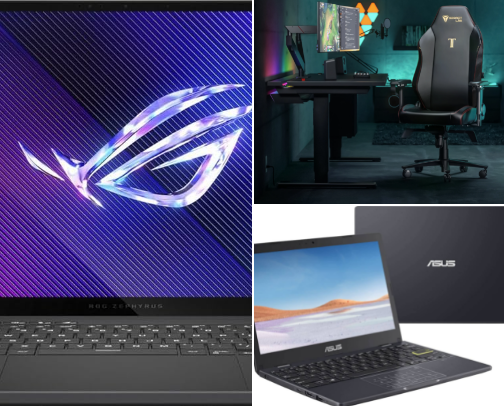 Gaming equipment cover photo collage