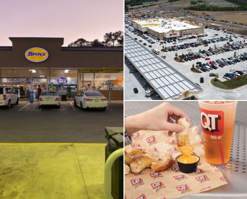 Awesome refuel stations cover photo collage