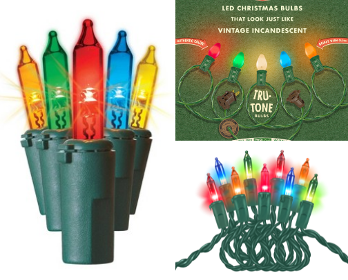 Christmas Lights - LEDs that Look Vintage! cover photo collage