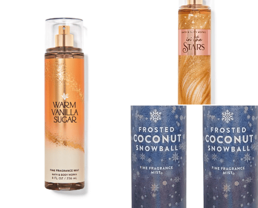 Rekomendasi Body Mist nya Bath and Body Works yang pernah ku pakai cover photo collage