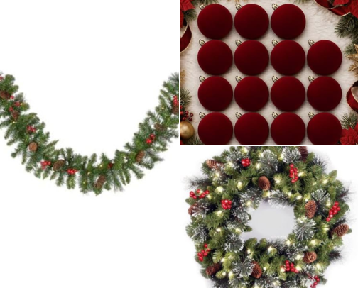Amazon Holiday Decor cover photo collage