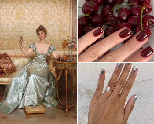 No nudes allowed! Short nails inspo cover photo collage