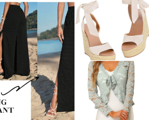 Spring Outfit for A Dinner or Day out cover photo collage