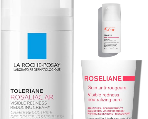 April Is Rosacea Awareness Month cover photo collage