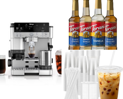 Build A Coffee Bar! At home coffee that'll make you want to SKIP the drive thru! cover photo collage