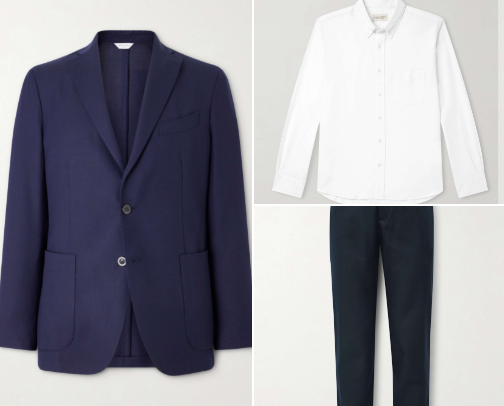 “20 Essential Wardrobe Pieces Every Busy Professional Man Needs to Look Sharp” cover photo collage