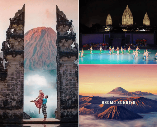 Travel cover photo collage