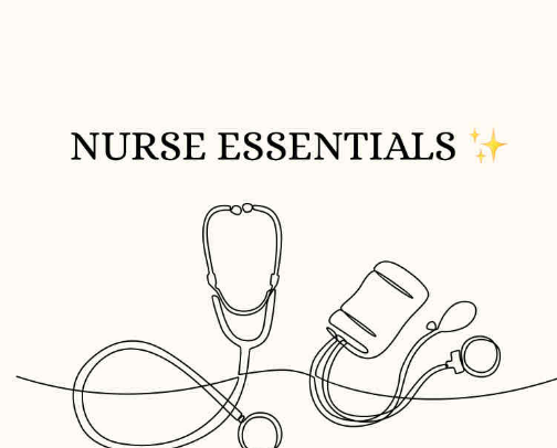 Nurse essentials! ✨💉 cover photo collage