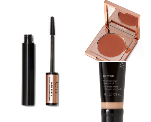 What’s in my makeup bag cover photo collage