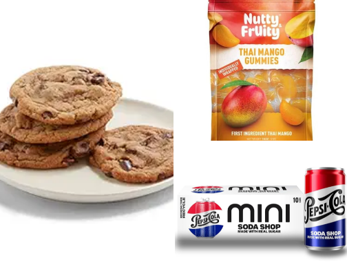 Snack Queen Diary cover photo collage