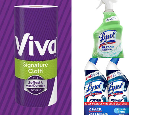 My fav cleaning products cover photo collage