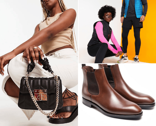 Shoes and Handbags, Accessories cover photo collage