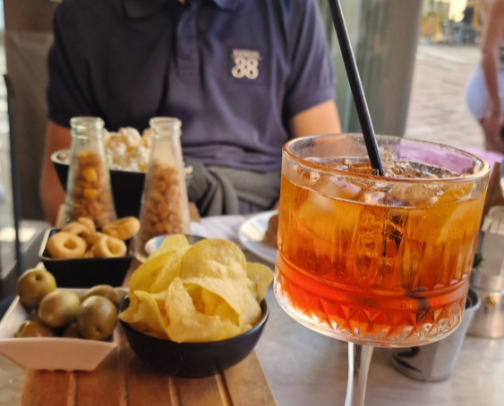 Café bar and restaurant cover photo collage