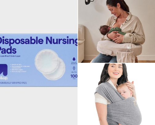 Postpartum and baby needs🩵 cover photo collage