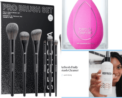 Tools & Brushes cover photo collage