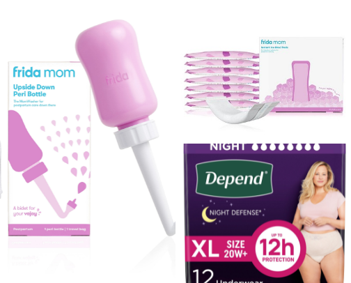 Postpartum favs cover photo collage