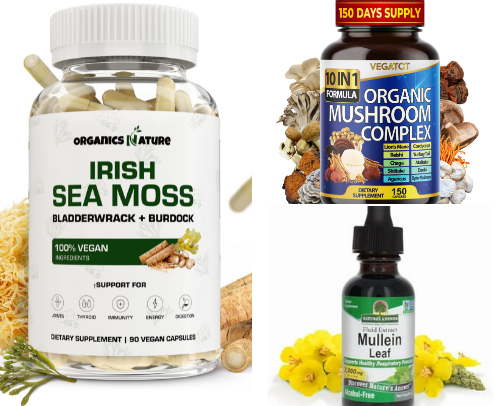 ORGANIC SUPPLEMENTS TO SUPPORT YOUR HEALTH AND WELLBEING... cover photo collage