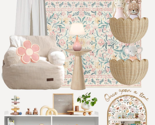 Toddler Girl Room cover photo collage