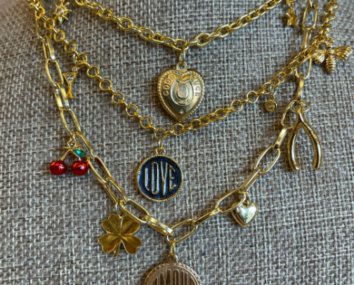 Chunky Charm Necklaces & Vintage-Inspired Jewelry Staples Under $50 cover photo collage