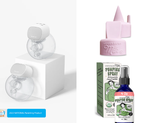 Breastfeeding/pumping essentials! cover photo collage