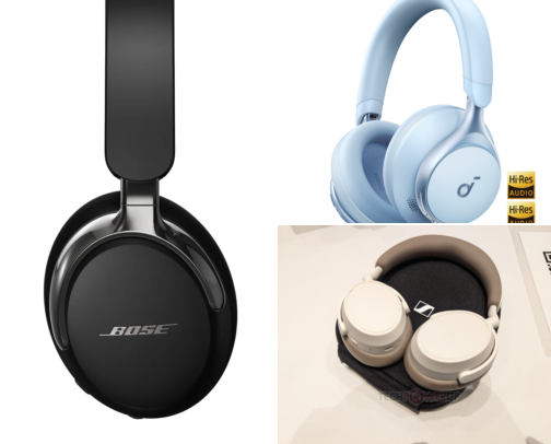Best Noise-Canceling Headphones & Flight Audio Essentials for Long Flights cover photo collage