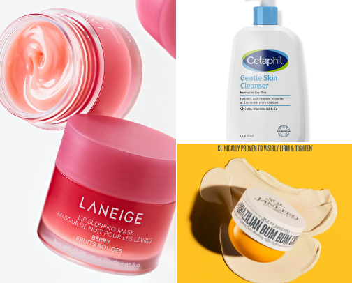 A basic skincare routine cover photo collage