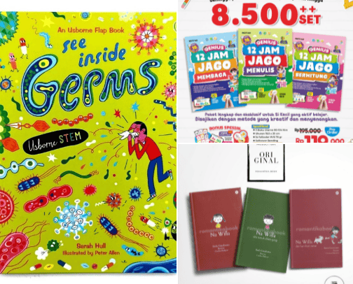 Buku-buku rekomendasi untuk anak cover photo collage