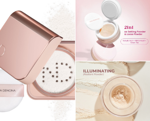 The best loose powders in the market cover photo collage