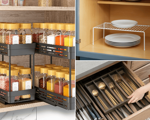 Kitchen Organization! cover photo collage