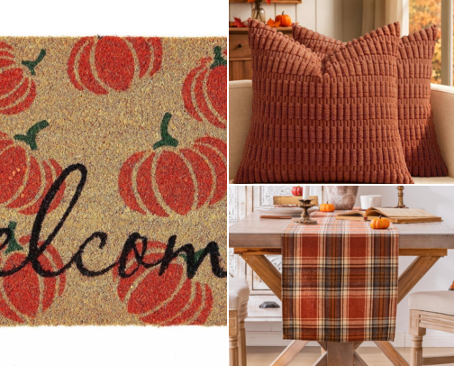 Fall Home Decor Finds cover photo collage