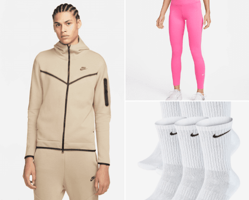 Sports clothing cover photo collage