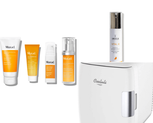 skincare cover photo collage