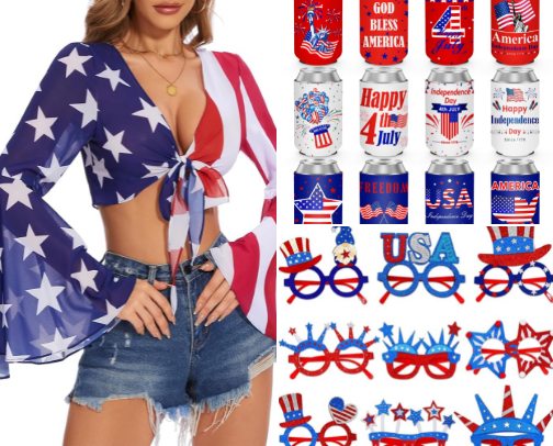 4th of July essentials cover photo collage