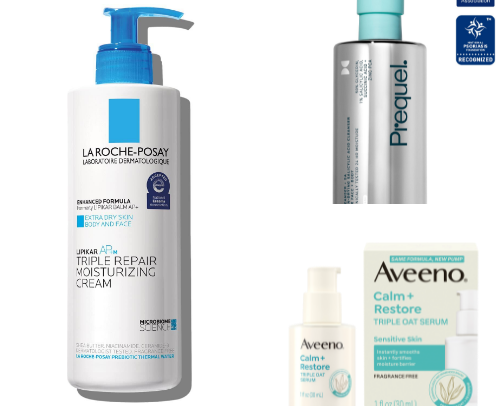 Sensitive skin favorites for dry, winter months  ✨ cover photo collage